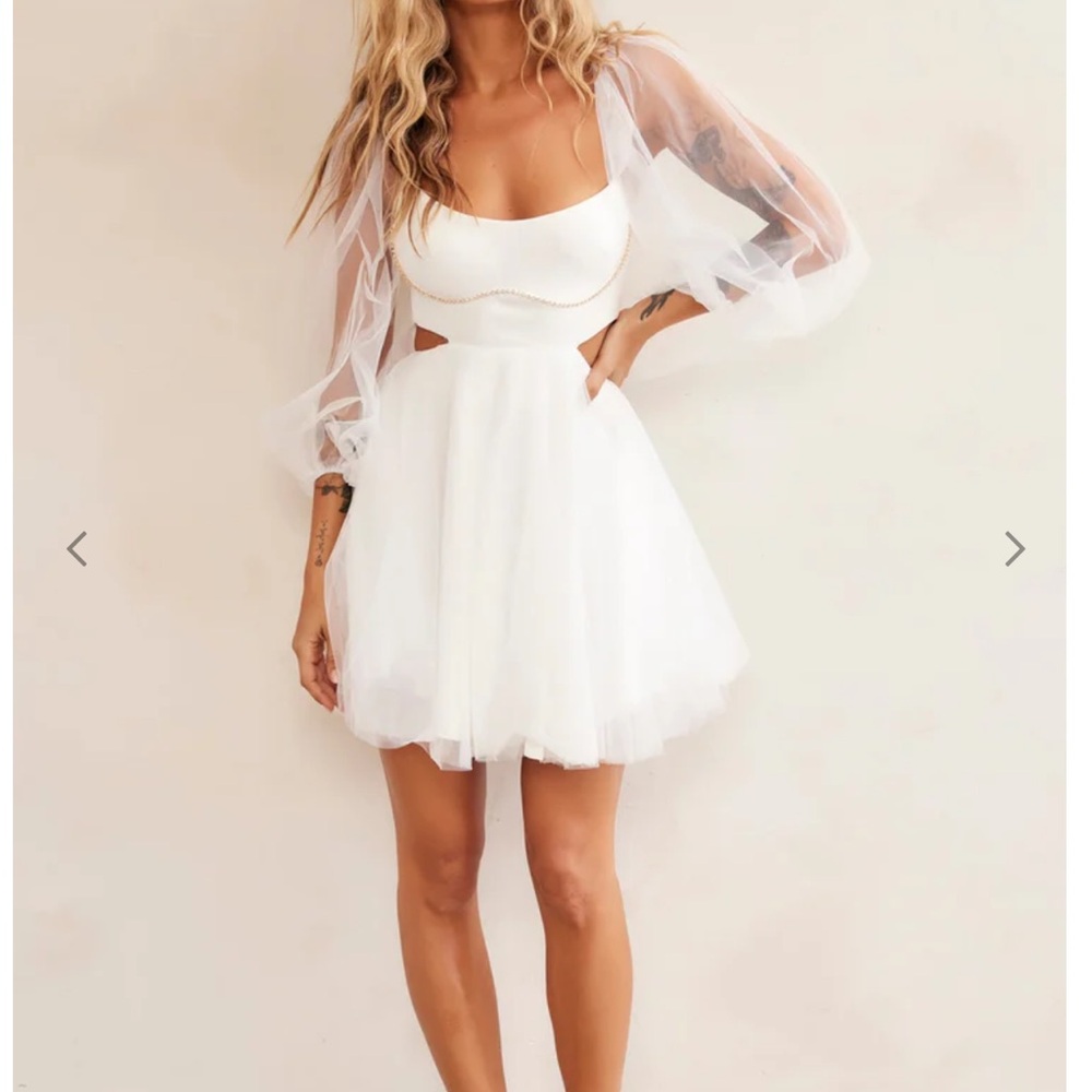 Saint Malo Mini Dress - White